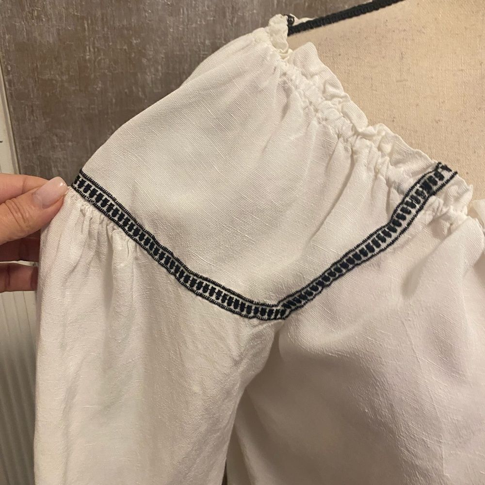 Maje embroidered boho blouse, S - Picture 6 of 11